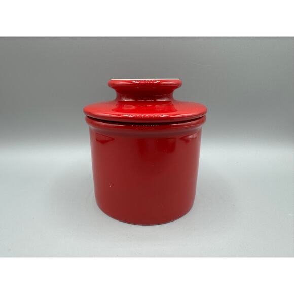 Butter Bell Crock L. Tremaine Red Water 
Butter Keeper - Picture 1 of 8